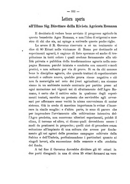 Rivista agricola romana pubblicazione ufficiale del Comizio agrario di Roma