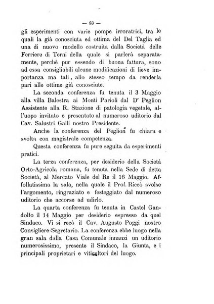 Rivista agricola romana pubblicazione ufficiale del Comizio agrario di Roma