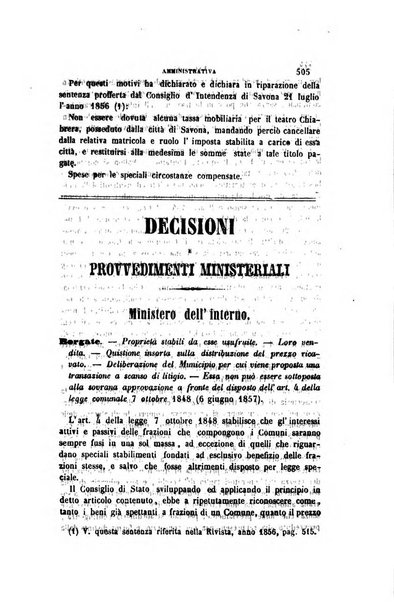 Rivista amministrativa del Regno giornale ufficiale delle amministrazioni centrali, e provinciali, dei comuni e degli istituti di beneficenza