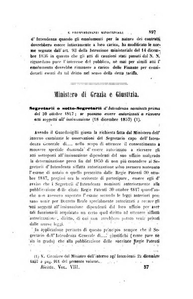 Rivista amministrativa del Regno giornale ufficiale delle amministrazioni centrali, e provinciali, dei comuni e degli istituti di beneficenza