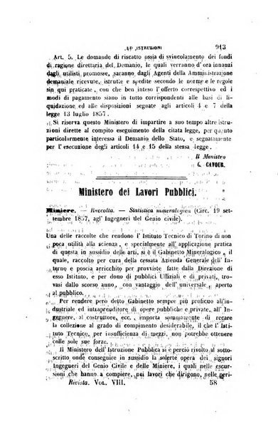 Rivista amministrativa del Regno giornale ufficiale delle amministrazioni centrali, e provinciali, dei comuni e degli istituti di beneficenza