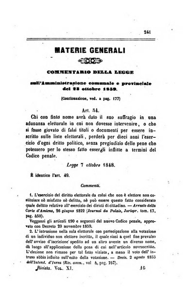 Rivista amministrativa del Regno giornale ufficiale delle amministrazioni centrali, e provinciali, dei comuni e degli istituti di beneficenza