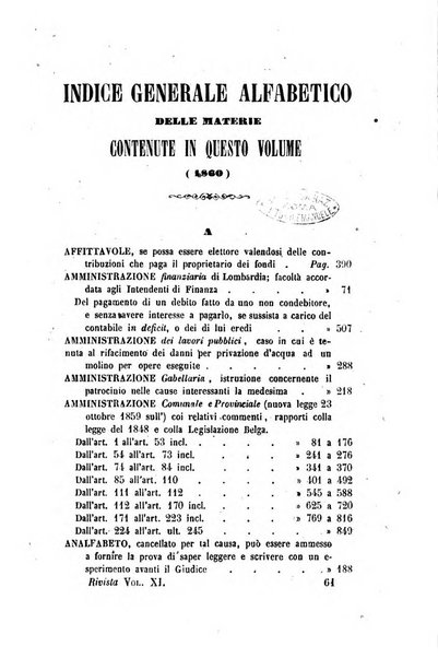 Rivista amministrativa del Regno giornale ufficiale delle amministrazioni centrali, e provinciali, dei comuni e degli istituti di beneficenza