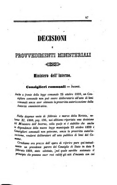 Rivista amministrativa del Regno giornale ufficiale delle amministrazioni centrali, e provinciali, dei comuni e degli istituti di beneficenza