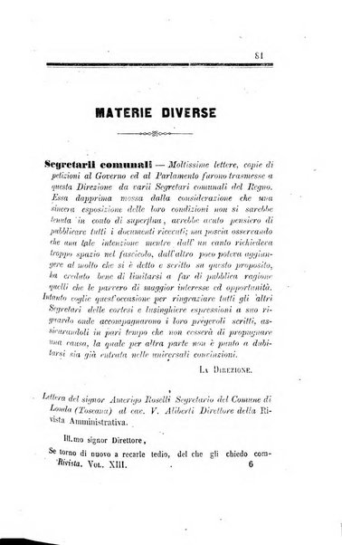 Rivista amministrativa del Regno giornale ufficiale delle amministrazioni centrali, e provinciali, dei comuni e degli istituti di beneficenza