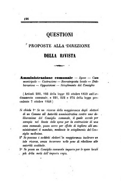 Rivista amministrativa del Regno giornale ufficiale delle amministrazioni centrali, e provinciali, dei comuni e degli istituti di beneficenza