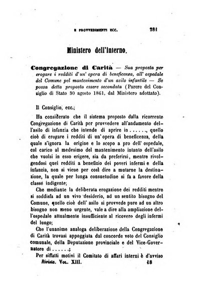 Rivista amministrativa del Regno giornale ufficiale delle amministrazioni centrali, e provinciali, dei comuni e degli istituti di beneficenza