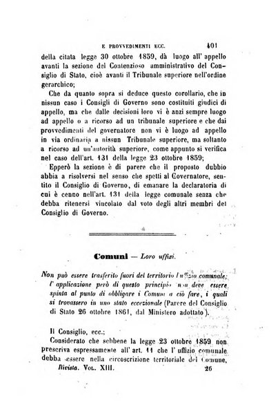 Rivista amministrativa del Regno giornale ufficiale delle amministrazioni centrali, e provinciali, dei comuni e degli istituti di beneficenza