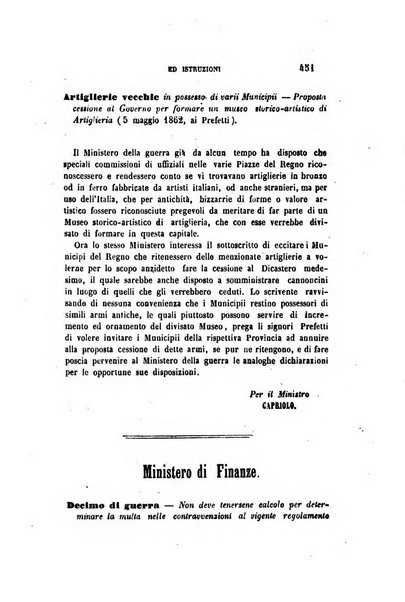 Rivista amministrativa del Regno giornale ufficiale delle amministrazioni centrali, e provinciali, dei comuni e degli istituti di beneficenza