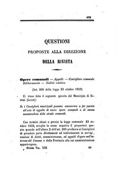 Rivista amministrativa del Regno giornale ufficiale delle amministrazioni centrali, e provinciali, dei comuni e degli istituti di beneficenza