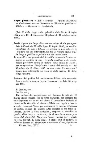 Rivista amministrativa del Regno giornale ufficiale delle amministrazioni centrali, e provinciali, dei comuni e degli istituti di beneficenza