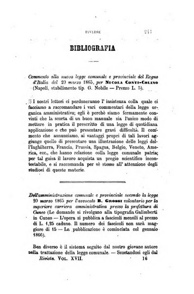 Rivista amministrativa del Regno giornale ufficiale delle amministrazioni centrali, e provinciali, dei comuni e degli istituti di beneficenza