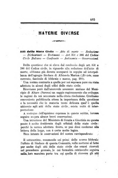 Rivista amministrativa del Regno giornale ufficiale delle amministrazioni centrali, e provinciali, dei comuni e degli istituti di beneficenza