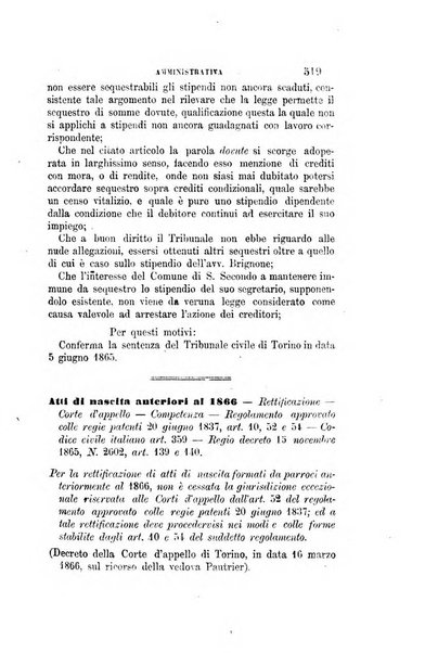 Rivista amministrativa del Regno giornale ufficiale delle amministrazioni centrali, e provinciali, dei comuni e degli istituti di beneficenza