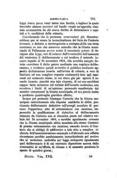 Rivista amministrativa del Regno giornale ufficiale delle amministrazioni centrali, e provinciali, dei comuni e degli istituti di beneficenza