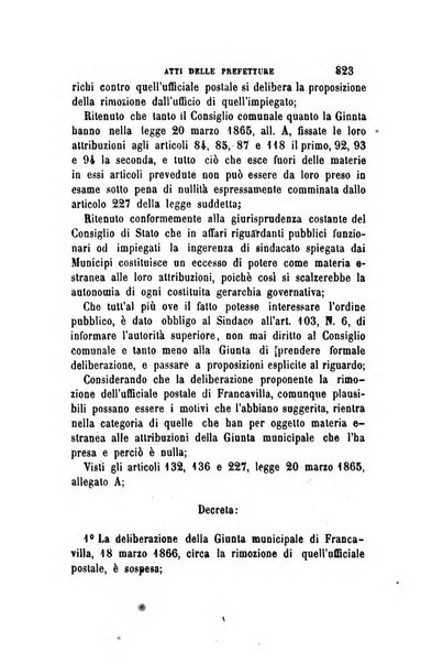 Rivista amministrativa del Regno giornale ufficiale delle amministrazioni centrali, e provinciali, dei comuni e degli istituti di beneficenza