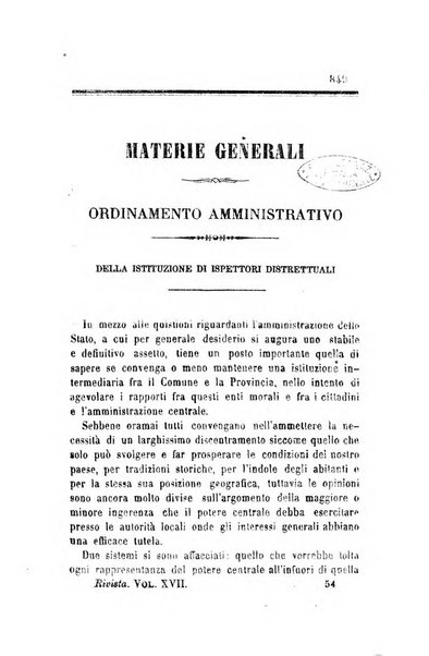 Rivista amministrativa del Regno giornale ufficiale delle amministrazioni centrali, e provinciali, dei comuni e degli istituti di beneficenza