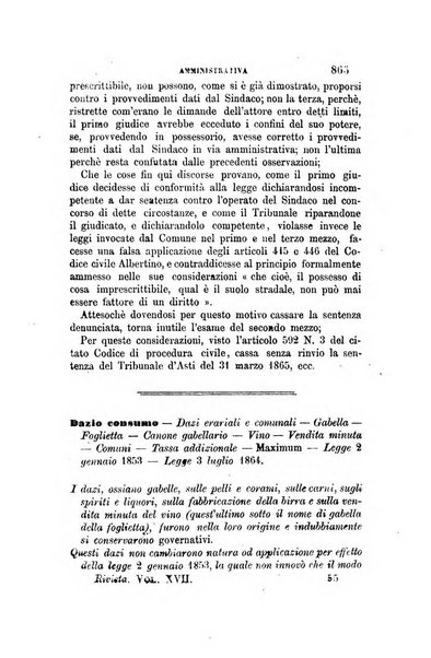 Rivista amministrativa del Regno giornale ufficiale delle amministrazioni centrali, e provinciali, dei comuni e degli istituti di beneficenza