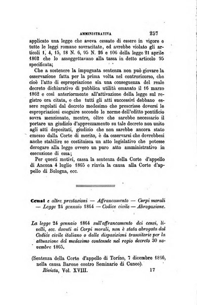 Rivista amministrativa del Regno giornale ufficiale delle amministrazioni centrali, e provinciali, dei comuni e degli istituti di beneficenza