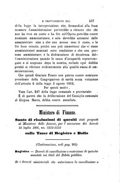 Rivista amministrativa del Regno giornale ufficiale delle amministrazioni centrali, e provinciali, dei comuni e degli istituti di beneficenza