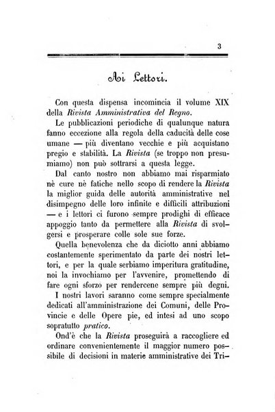 Rivista amministrativa del Regno giornale ufficiale delle amministrazioni centrali, e provinciali, dei comuni e degli istituti di beneficenza