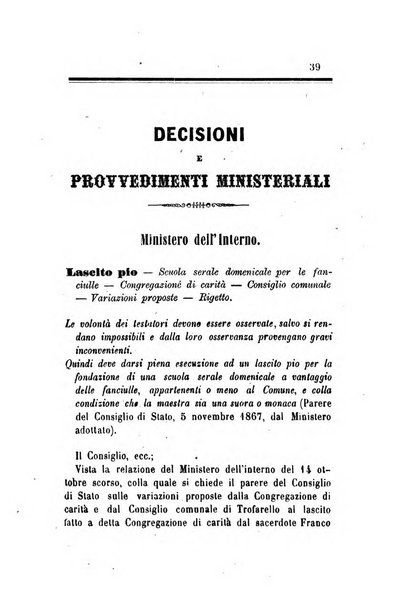 Rivista amministrativa del Regno giornale ufficiale delle amministrazioni centrali, e provinciali, dei comuni e degli istituti di beneficenza