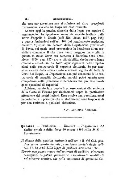 Rivista amministrativa del Regno giornale ufficiale delle amministrazioni centrali, e provinciali, dei comuni e degli istituti di beneficenza