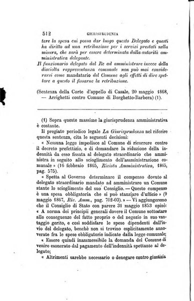 Rivista amministrativa del Regno giornale ufficiale delle amministrazioni centrali, e provinciali, dei comuni e degli istituti di beneficenza