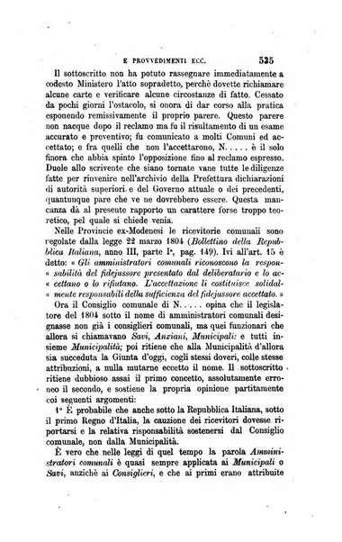 Rivista amministrativa del Regno giornale ufficiale delle amministrazioni centrali, e provinciali, dei comuni e degli istituti di beneficenza