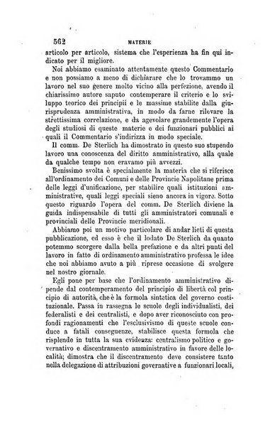 Rivista amministrativa del Regno giornale ufficiale delle amministrazioni centrali, e provinciali, dei comuni e degli istituti di beneficenza