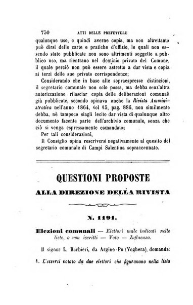 Rivista amministrativa del Regno giornale ufficiale delle amministrazioni centrali, e provinciali, dei comuni e degli istituti di beneficenza