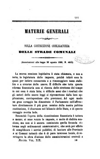 Rivista amministrativa del Regno giornale ufficiale delle amministrazioni centrali, e provinciali, dei comuni e degli istituti di beneficenza