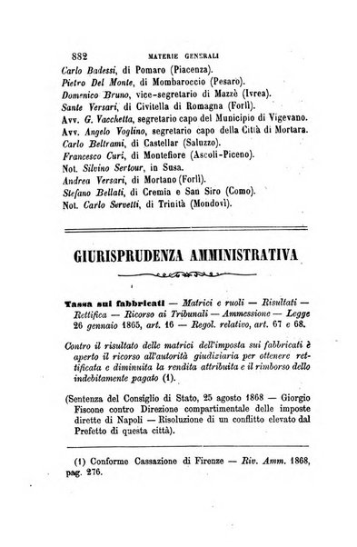 Rivista amministrativa del Regno giornale ufficiale delle amministrazioni centrali, e provinciali, dei comuni e degli istituti di beneficenza