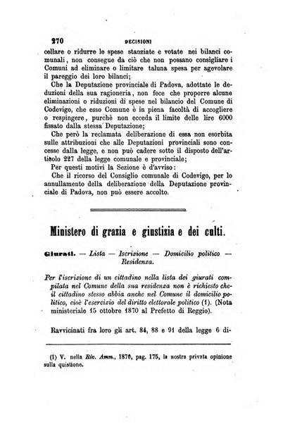 Rivista amministrativa del Regno giornale ufficiale delle amministrazioni centrali, e provinciali, dei comuni e degli istituti di beneficenza