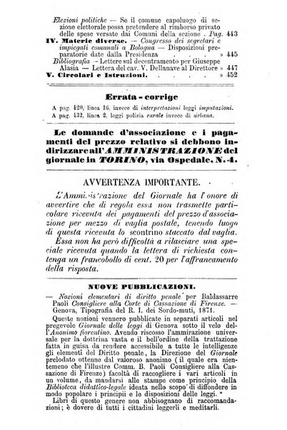 Rivista amministrativa del Regno giornale ufficiale delle amministrazioni centrali, e provinciali, dei comuni e degli istituti di beneficenza