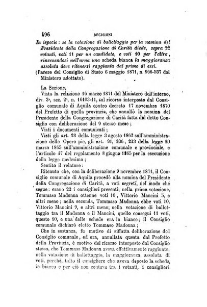 Rivista amministrativa del Regno giornale ufficiale delle amministrazioni centrali, e provinciali, dei comuni e degli istituti di beneficenza