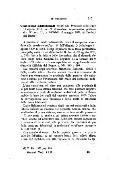 Rivista amministrativa del Regno giornale ufficiale delle amministrazioni centrali, e provinciali, dei comuni e degli istituti di beneficenza