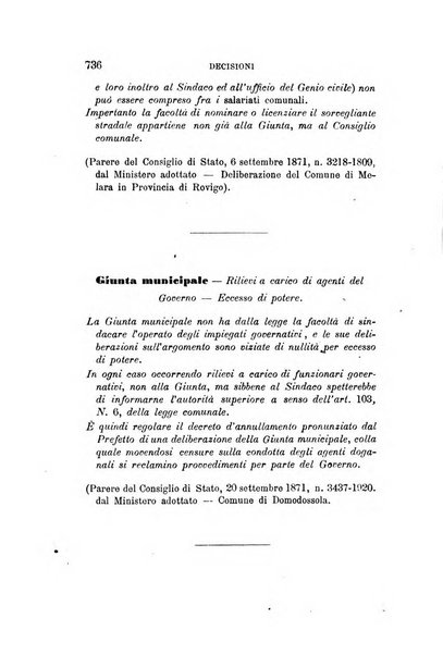 Rivista amministrativa del Regno giornale ufficiale delle amministrazioni centrali, e provinciali, dei comuni e degli istituti di beneficenza