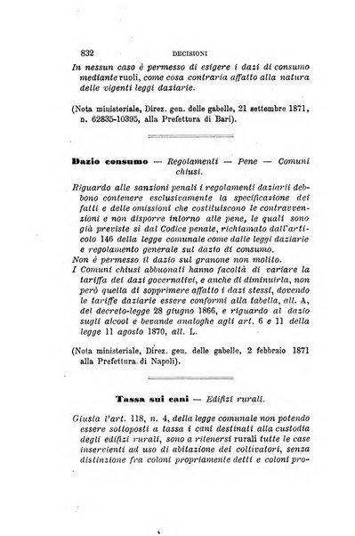 Rivista amministrativa del Regno giornale ufficiale delle amministrazioni centrali, e provinciali, dei comuni e degli istituti di beneficenza