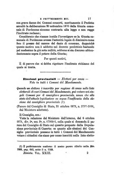 Rivista amministrativa del Regno giornale ufficiale delle amministrazioni centrali, e provinciali, dei comuni e degli istituti di beneficenza