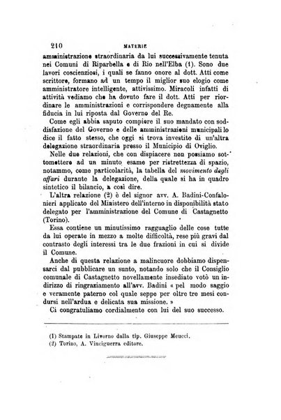 Rivista amministrativa del Regno giornale ufficiale delle amministrazioni centrali, e provinciali, dei comuni e degli istituti di beneficenza