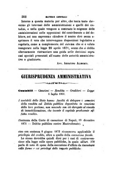 Rivista amministrativa del Regno giornale ufficiale delle amministrazioni centrali, e provinciali, dei comuni e degli istituti di beneficenza