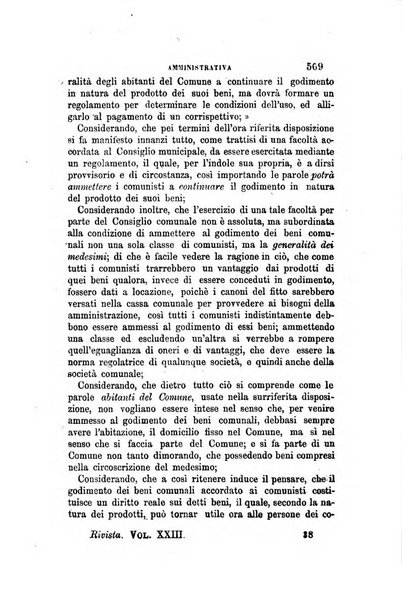 Rivista amministrativa del Regno giornale ufficiale delle amministrazioni centrali, e provinciali, dei comuni e degli istituti di beneficenza