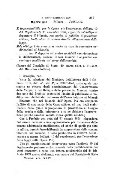 Rivista amministrativa del Regno giornale ufficiale delle amministrazioni centrali, e provinciali, dei comuni e degli istituti di beneficenza