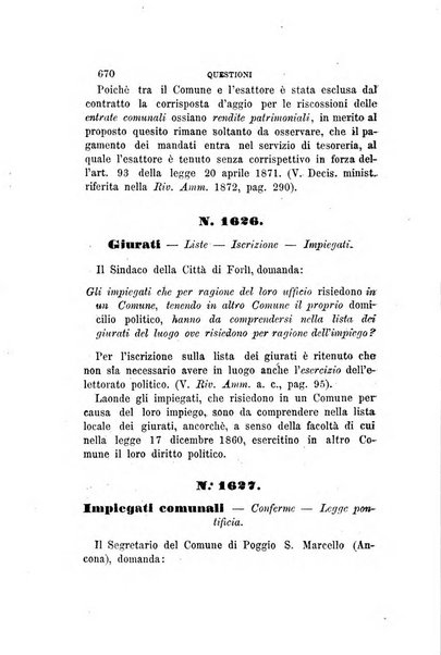 Rivista amministrativa del Regno giornale ufficiale delle amministrazioni centrali, e provinciali, dei comuni e degli istituti di beneficenza