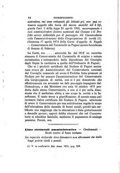 Rivista amministrativa del Regno giornale ufficiale delle amministrazioni centrali, e provinciali, dei comuni e degli istituti di beneficenza