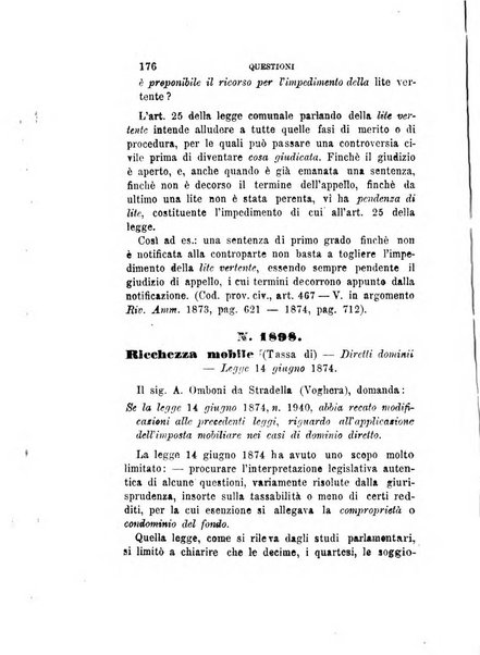 Rivista amministrativa del Regno giornale ufficiale delle amministrazioni centrali, e provinciali, dei comuni e degli istituti di beneficenza