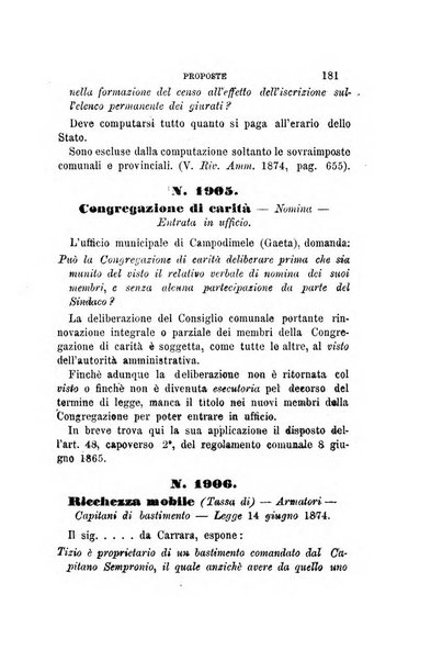 Rivista amministrativa del Regno giornale ufficiale delle amministrazioni centrali, e provinciali, dei comuni e degli istituti di beneficenza