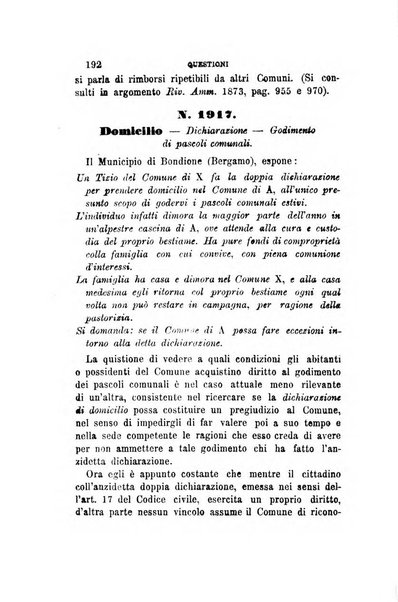 Rivista amministrativa del Regno giornale ufficiale delle amministrazioni centrali, e provinciali, dei comuni e degli istituti di beneficenza