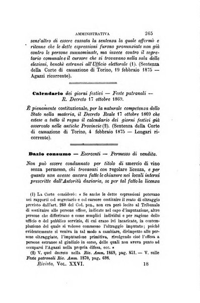 Rivista amministrativa del Regno giornale ufficiale delle amministrazioni centrali, e provinciali, dei comuni e degli istituti di beneficenza